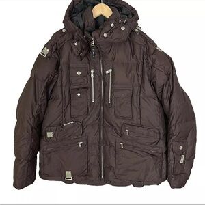 Bogner Coat Munich Dakar Racing Brown Ski Down Feather Jacket Size 56 /US 46 XL
